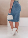 Denim midi szoknya GUZIKOVA kék Dstreet CY0509