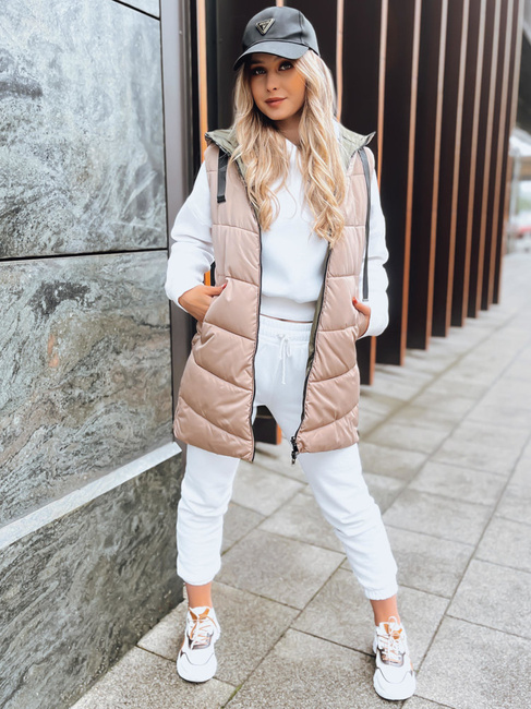 Női kétoldalas mellény ONADE Szín Camel DSTREET TY3726