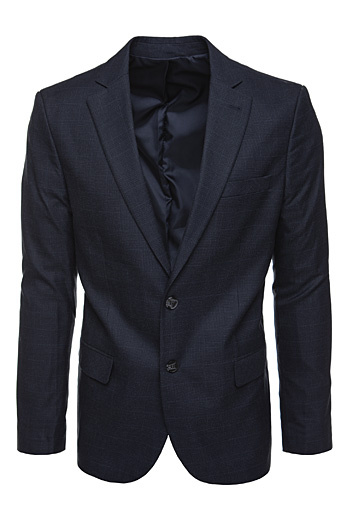 Férfi egyberészes, sötétkék blézer Dstreet MX06340