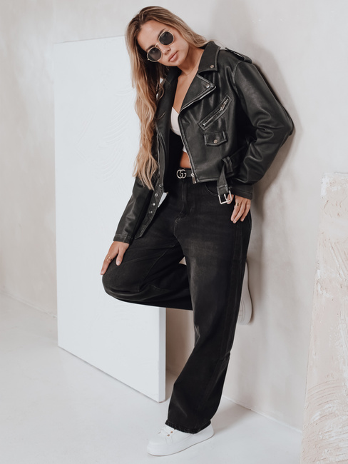 Női ballonos szabású farmer fekete Dstreet UY2741 UY2741