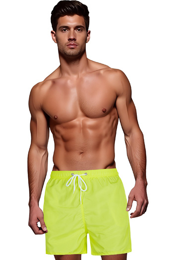 Férfi úszónadrág sárga Dstreet SX2527