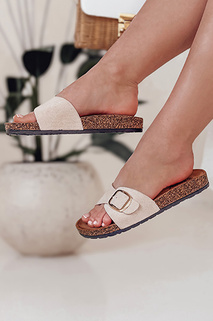 Női parafa flip-flop KORKISTI bézs Dstreet DY0915 ZY0915