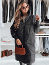 Női oversize kabát NADIA fekete Dstreet TY2436z Női oversize kabát NADIA fekete Dstreet TY2436z