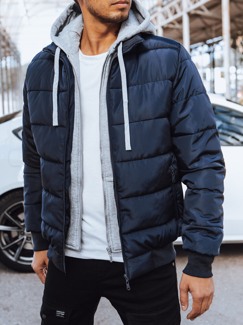 Férfi steppelt dzseki Szín Gránátkék DSTREET TX4547