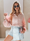 Női oversize muszlin ing MUSLINEA rózsaszín Dstreet DY0477