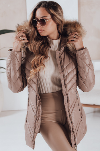Női téli dzseki SOLARIS Szín Cappuccino DSTREET TY4010