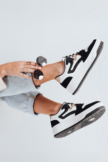 Női platform tornacipő BEIMEI fekete Dstreet ZY1005