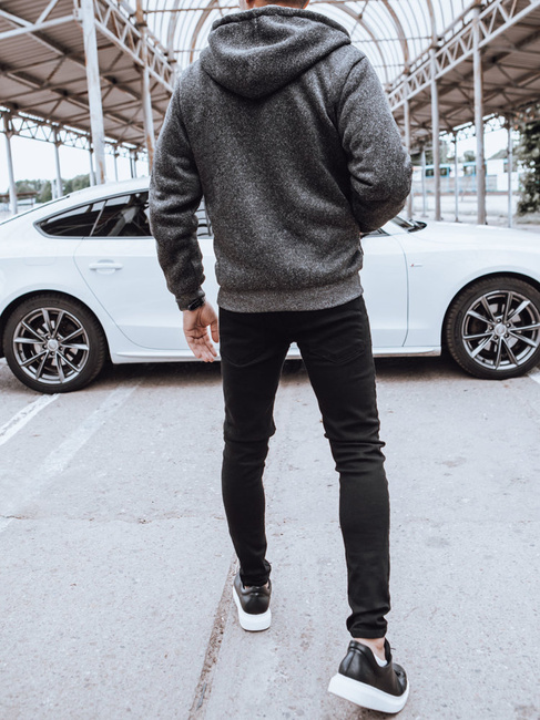 Férfi ifjúsági pulóver Szín Sötétszürke DSTREET BX5598