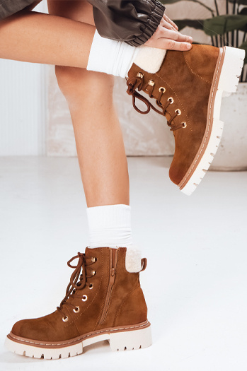 Női szigetelt teve trapper Dstreet ZY1290 ZY1290