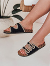 Női parafa flip-flopok KORKARTA fekete Dstreet ZY0893_3