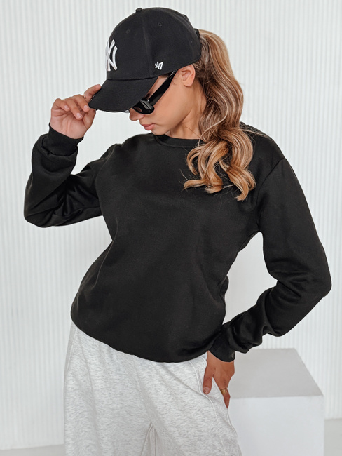 Női pulóver FASHION II fekete színben BY0150z