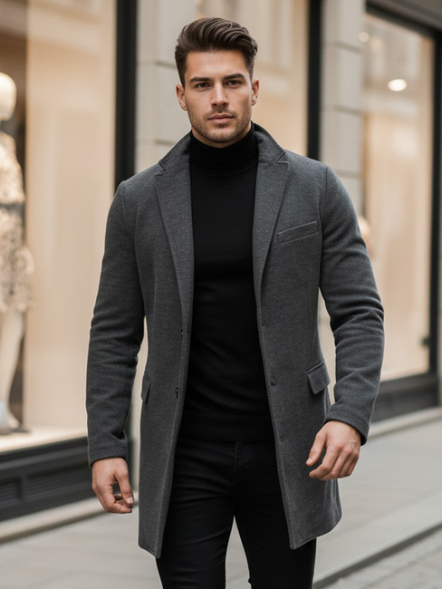 Férfi kabát camel színben CX0441