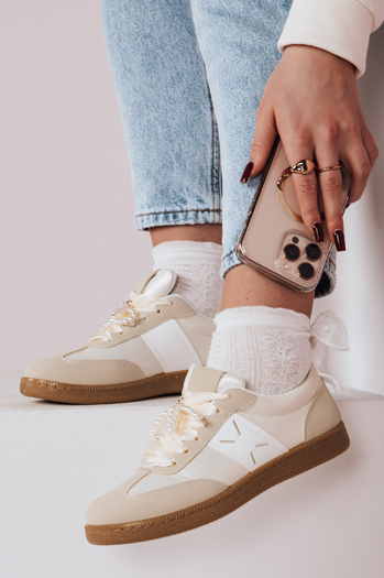 Női sportcipő PEARLSTEP bézs Dstreet ZY0680 ZY0680