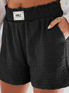 Női rövidnadrág OWN STYLE fekete Dstreet SY0451