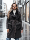 Női szőrme kabát barna Dstreet TY5229z