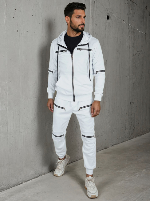 Férfi fehér tréningruha Dstreet AX0813
