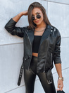 Női bőrkabát VOGUE GLAM fekete Dstreet TY3898