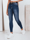 Női magas derekú skinny farmer navy blue Dstreet UY2823