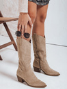 Női cowboy csizma bézs Dstreet ZY1091 Dstreet ZY1091