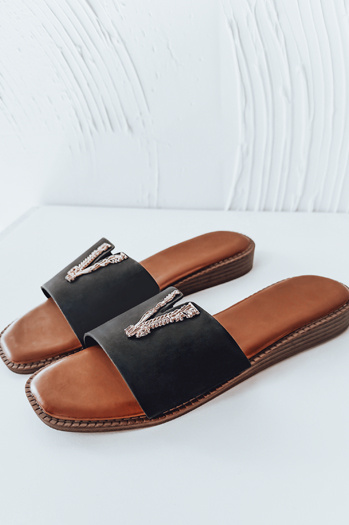 Női SOLVINA flip-flopok fekete Dstreet ZY0958