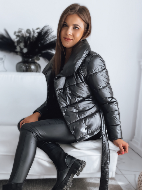 Női kabát/dzseki LONDON PREMIUM fekete színben Dstreet TY3163