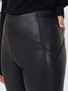 Női öko bőr leggings fekete Dstreet UY2735 Dstreet UY2735