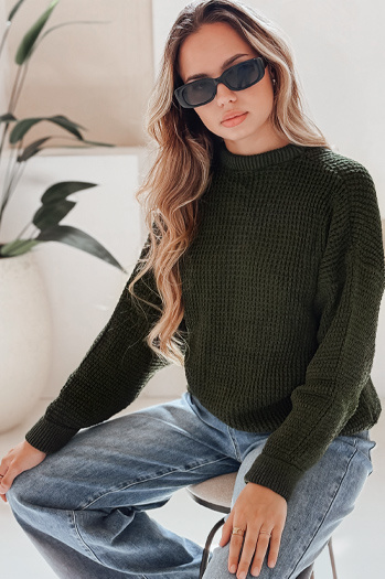 Női oversize pulóver CAMERON Szín Zöld DSTREET MY1153