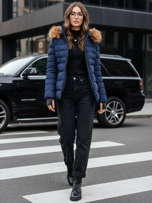 Női téli dzseki VERSES Szín Gránátkék DSTREET TY4039