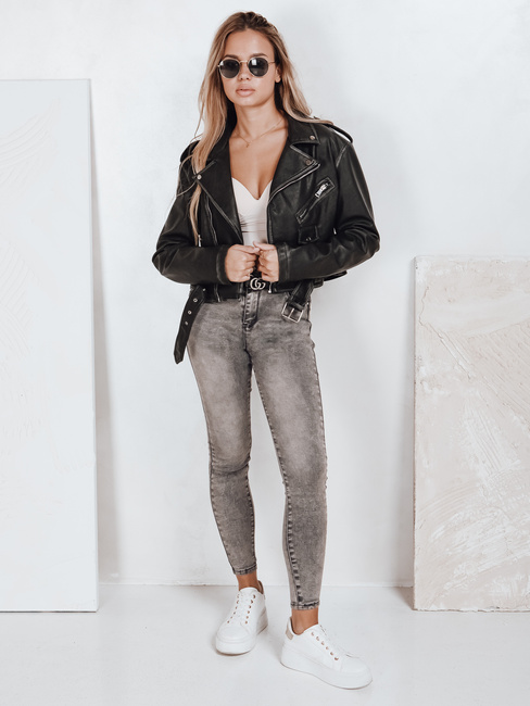 Női farmer skinny nadrág JORNIX sötétszürke Dstreet UY2192