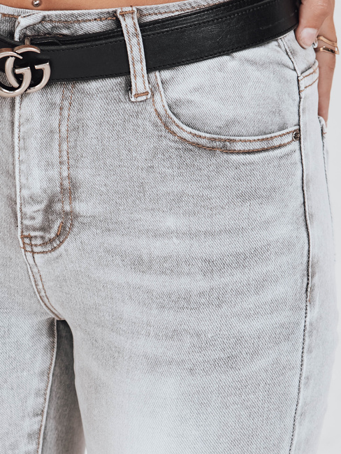 Női szürke cső farmer Dstreet UY2802