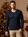 Férfi sötétkék pulóver WX2296z