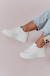 Női platform tornacipő WALK ME UP fehér Dstreet ZY0926 ZY0926