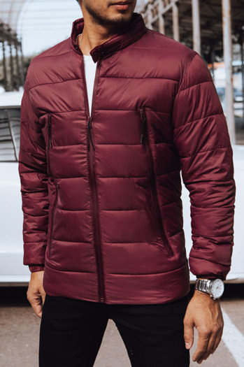 Férfi steppelt dzseki Szín Bordó DSTREET TX4443