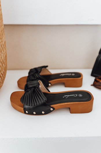 Női CHICWOOD flip-flopok fekete Dstreet ZY0990