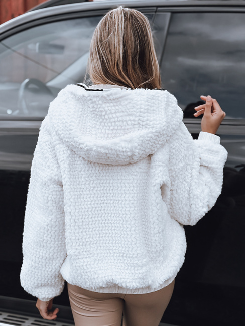 Női fehér kabát Dstreet TY5270 TY5270