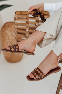 Női STELLSAN barna Dstreet flip-flopok ZY0855
