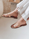 Női flip-flopok bevágással CLASSROT bézs Dstreet ZY0883