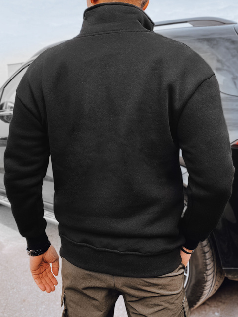 Férfi galléros pulóver Szín Fekete DSTREET BX5670