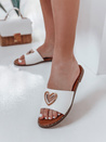 Női szív flip-flopok LOVEMISS fehér Dstreet ZY0770_2