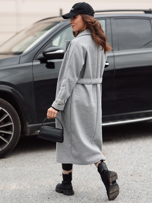 Női oversize kabát CAMELLYN hosszú szürke Dstreet NY0742 NY0742