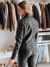 Női bőrdzseki ROCKYLADY fekete Dstreet TY4968 TY4968