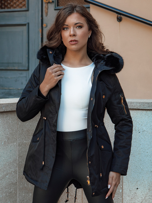 Kurtka damska ERISS czarna Dstreet TY4551