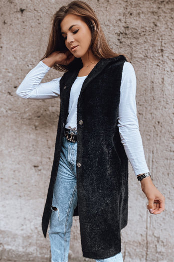 Női steppelt mellény ARTEMI Szín Fekete DSTREET TY2322