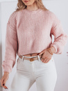 Női oversize pulóver BILLIS rózsaszín Dstreet MY2283