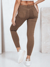 Női skinny nadrág övvel VIVASKIN barna Dstreet UY2745