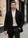 Férfi kétsoros kabát Szín Fekete DSTREET CX0433
