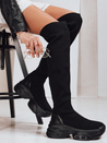Női zoknis csizma fekete Dstreet ZY1321 ZY1321