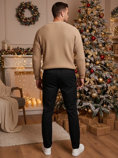 Férfi fekete nadrág Dstreet UX4413