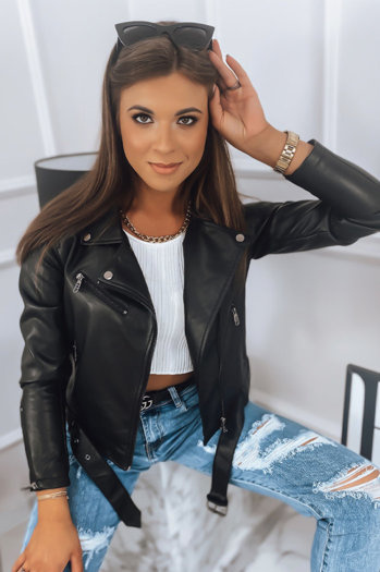 Női dzseki NETI fekete színben Dstreet TY2876