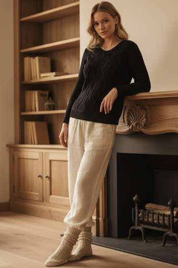 DARKVIE női pulóver fekete Dstreet MY2393